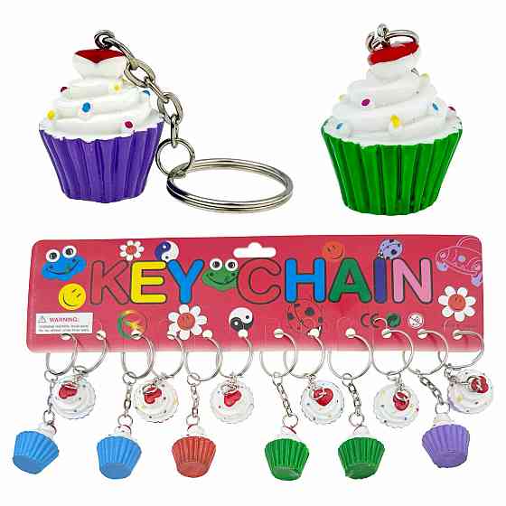 Брелок для ключів дитячий Кекс 12 шт. Київ