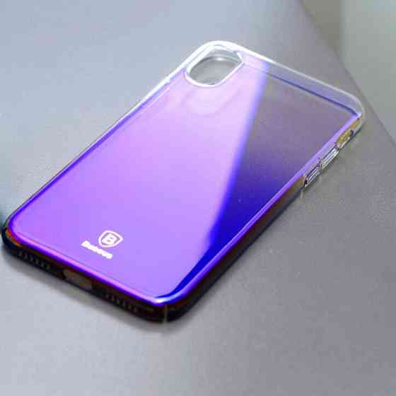 Чохол Baseus для iPhone X/Xs Glaze Purple (WIAPIPHX-GC01) Київ