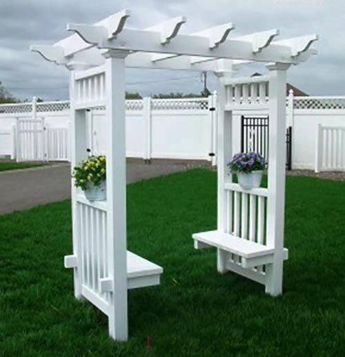 Пергола з лавкою "Лібірте" зефір Миколаїв - фото 1