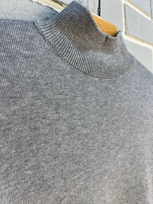 Светр жіночий водолазка гольф базовий A-N 5688 , сірий, 42-46 Київ - фото 11