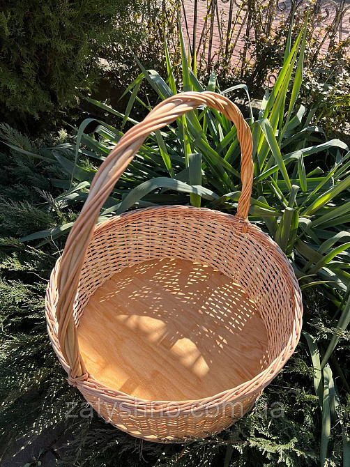 Кошик плетений для квітів великий Київ - фото 8