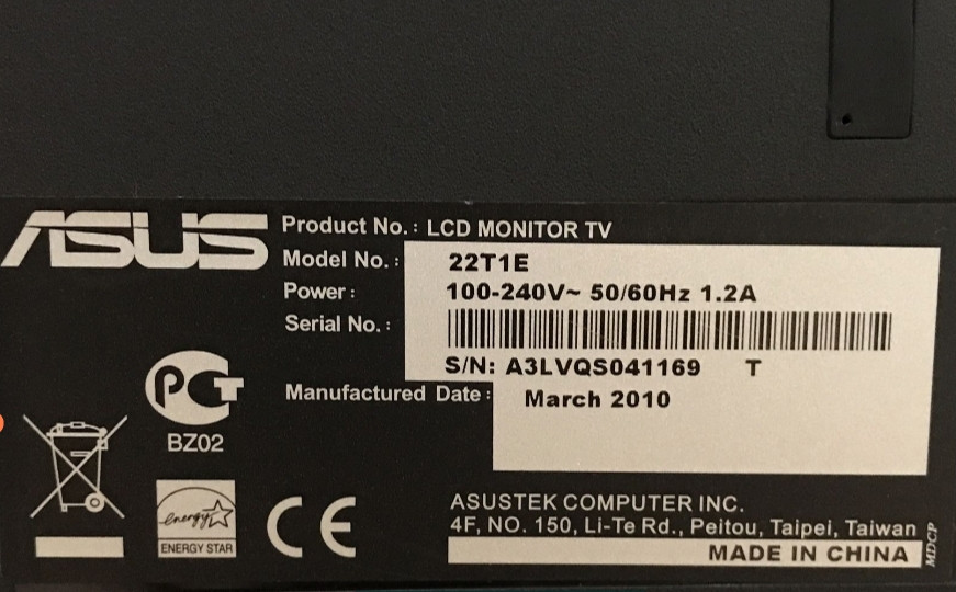 Монитор - Телевизор ASUS 22T1E. Киев - изображение 2