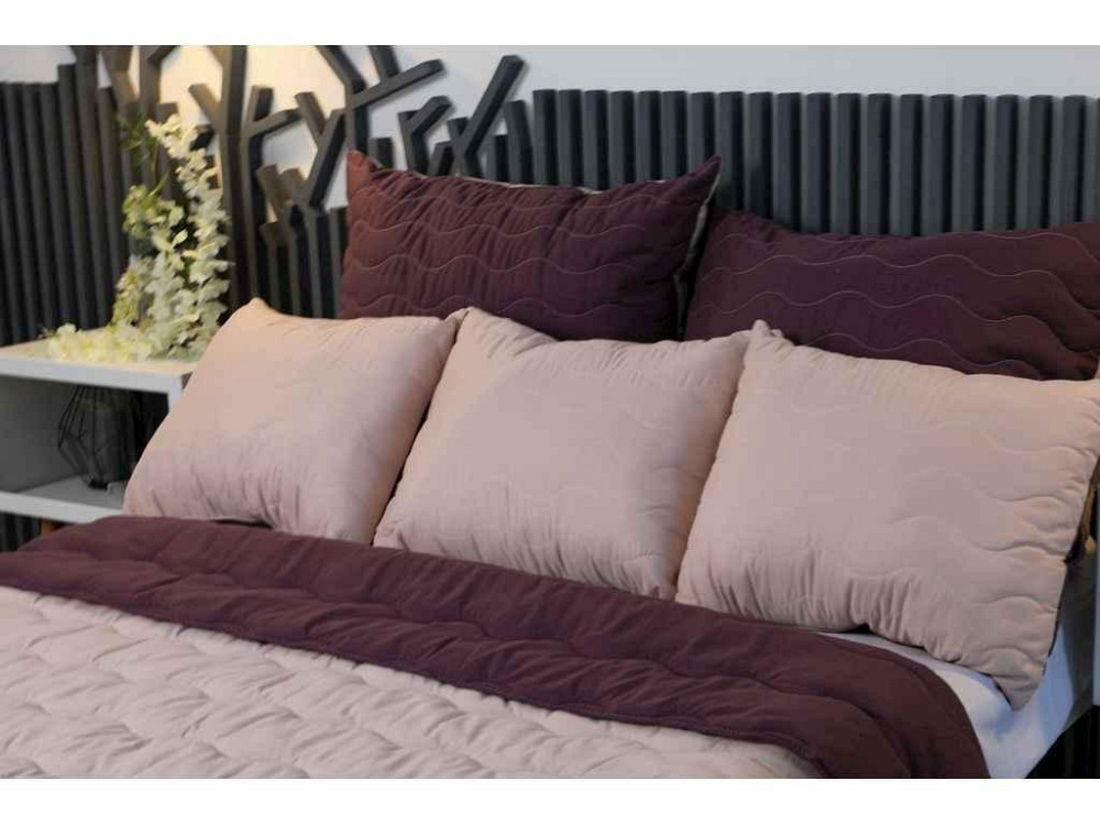 Подушка Холофайбер DOUBLE FACE Plum Wine Peach Whip 18-1411 р.70х70 ТМ ARCLOUD Киев - изображение 1