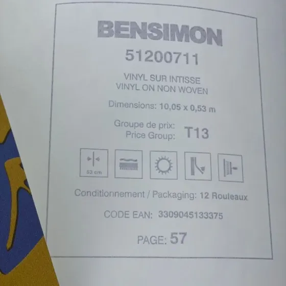 Шпалери Lutece Bensimon 51200711 Київ