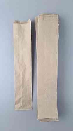 Паперові пакети саше крафт бурей, 90х40х460, 40 г/м2 (100 шт.) Харків