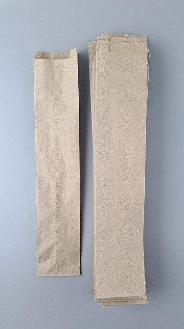 Паперові пакети саше крафт бурей, 90х40х460, 40 г/м2 (100 шт.) Харків - фото 1