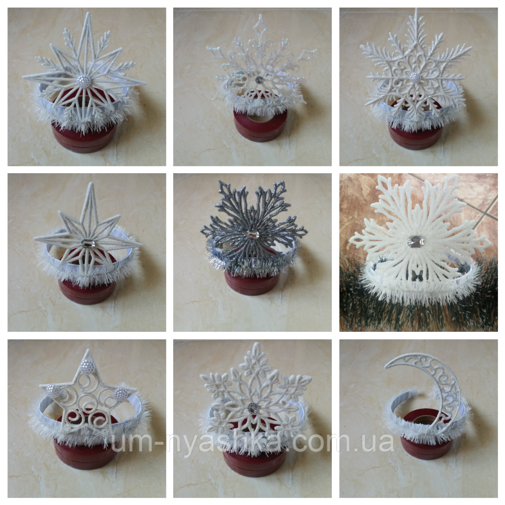 Обруч ободок Снежинка Звездочка Кривой Рог - изображение 1