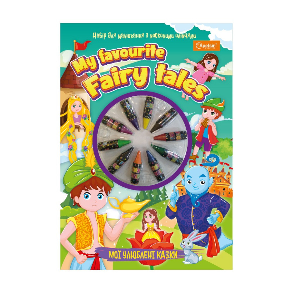 Набор для рисования с восковыми карандашами НТ-06 Мои Любимые Сказки Винница - изображение 1
