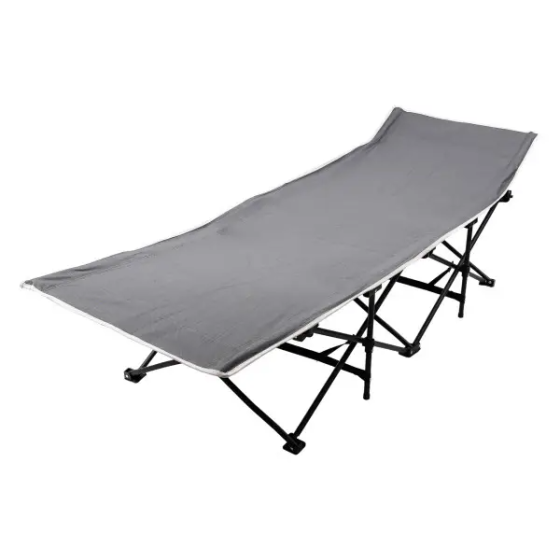 Розкладачка туристична складна SJ-0033G 185x60x50 см зі сталевим каркасом 150 кг Київ
