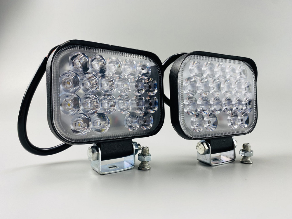 Фара LED прямокутна 48W ближний + дальній, фара 21 led діодів 6500K, додаткова фара авто Мукачево - фото 6