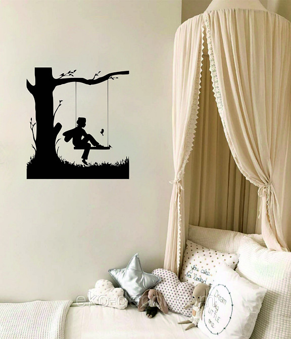 Декоративное настенное Панно «Мальчик на качеле» Декор на стену Киев - изображение 6