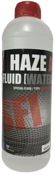 Рідина для генераторів туману SFI Haze "A" Fluid Water 1л Київ - фото 1