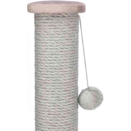 Дряпка-стовпчик Trixie Livia для котів з іграшкою на мотузці сизаль/плюш античний рожевий 38х64 см Київ