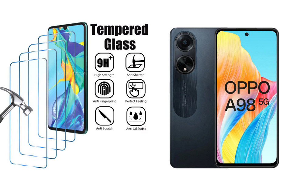 Захисне скло ArmorGlass для OPPO A98 5G – стійке до подряпин та ударів Київ - фото 1