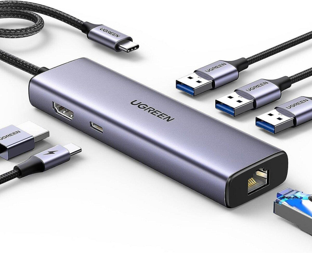 Хаб адаптер переходник UGREEN USB-C Multifunction Adapter UGR-15598 Одесса - изображение 5