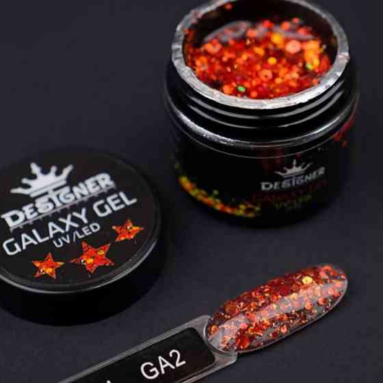 Глітерний гель Galaxy Gel 02 Designer 10мл Херсон