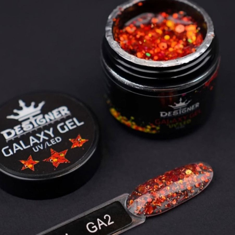 Глітерний гель Galaxy Gel 02 Designer 10мл Херсон - фото 1