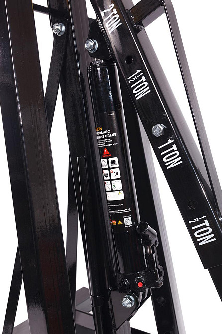 Кран гидравлический, 2т складной, (высота подъема 2200мм, длина стрелы:1000-1570мм) ROCKFORCE RF-T32002 Одесса - изображение 5