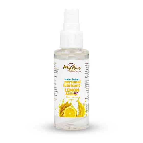 2в1 лубрикант та масажний гель - MyLove Aroma Series Intim&Massage Lemon, 50 мл Sex Aura Київ