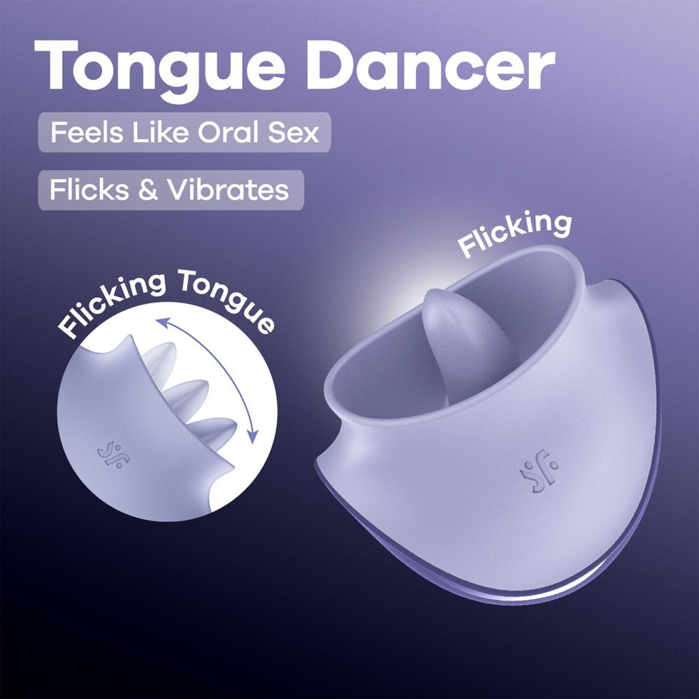 Вибростимулятор для клитора Satisfyer Tongue Dancer с язычком Sex Aura Киев - изображение 6