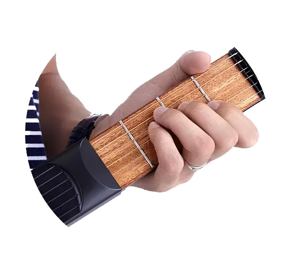 Карманная гитара RESTEQ 20 см компактная раскладная гитара для тренировки пальцев и постановки аккордов Киев - изображение 8