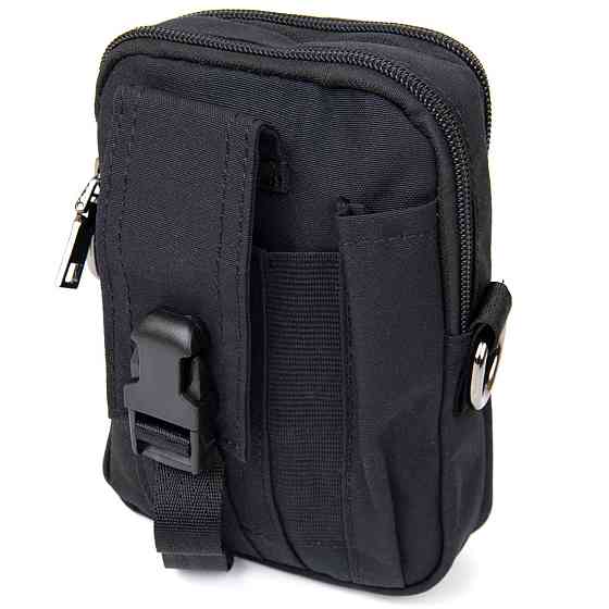 Сумка на пояс нейлон Vintage 20645 Черная Киев