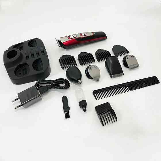 Машинка-тример для стрижки бездротова GEMEI GM-592, Універсальний тример для стрижки та гоління EA-68 Київ