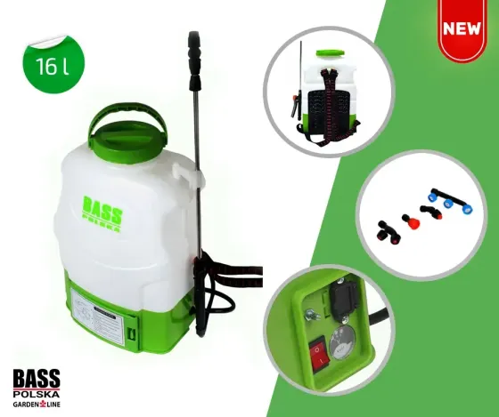 Опрыскиватель ранцовый аккумуляторный Bass Polska 8616 16 л Киев