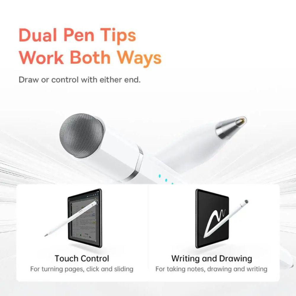 Стилус Baseus Wise Writing HN1 Universal Version Wired Charging 2-in-1 Stylus For HUAWEI/XIAOMI Moon White (With Type-C Cable*1 Одеса - фото 6