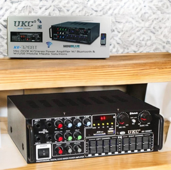 Усилитель Звука AMP 326+BT FM, AUX Вход Одесса - изображение 1
