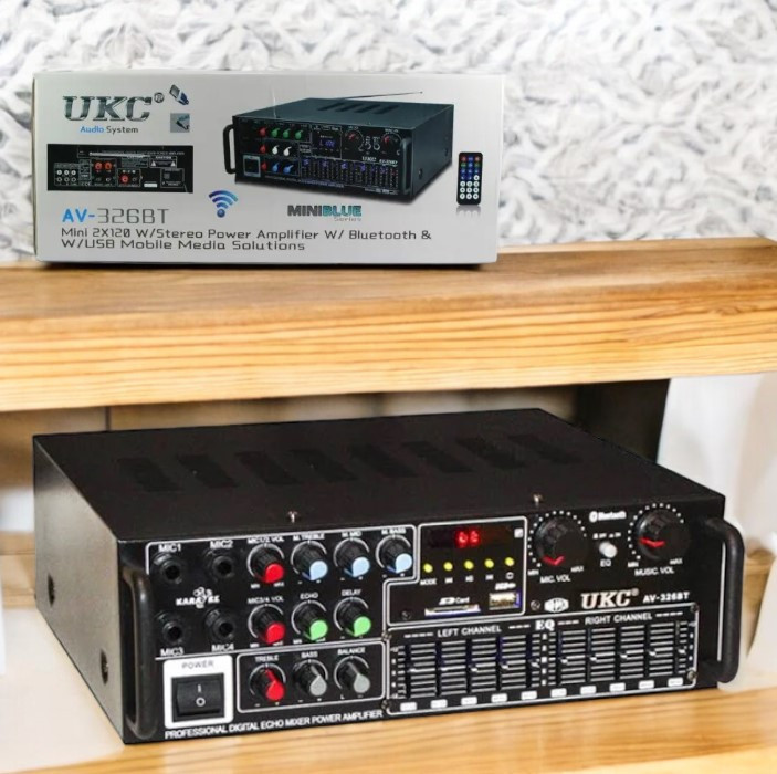 Підсилювач Звуку AMP 326+BT FM, AUX Вхід Одеса - фото 1