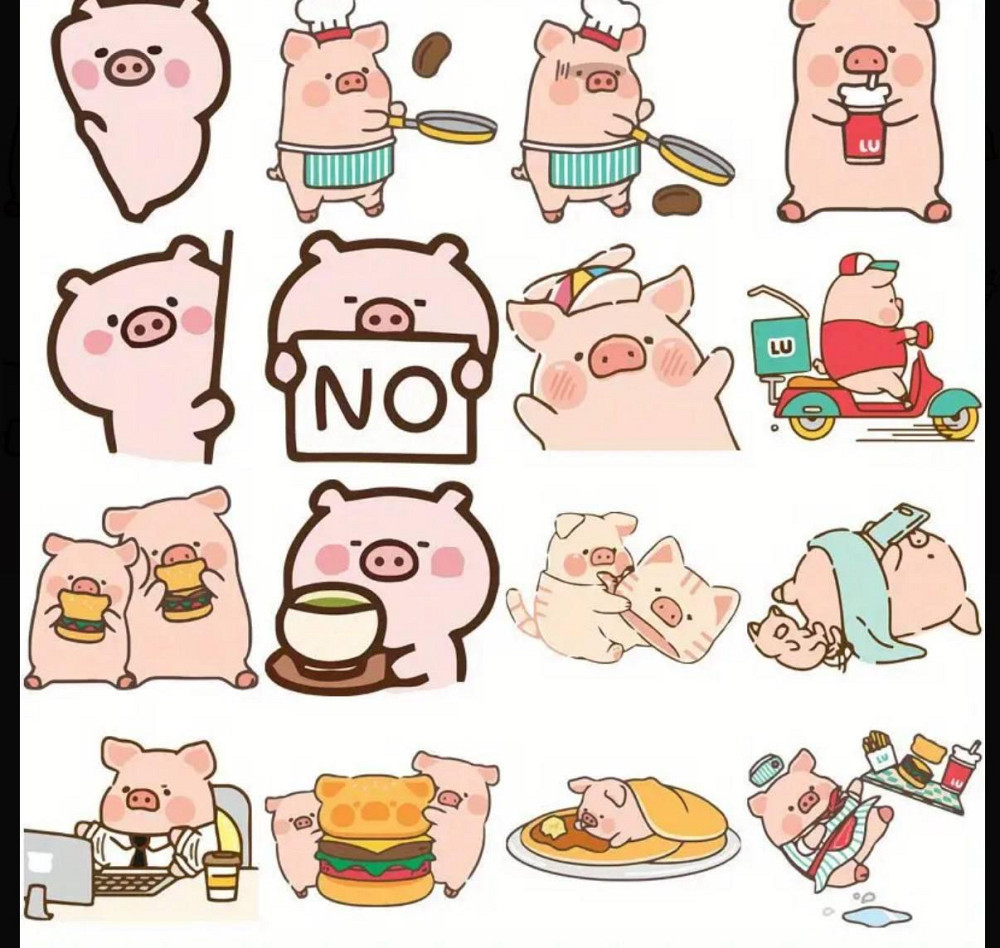 Набір милих наліпок із поросятами, 40 шт Київ - фото 5