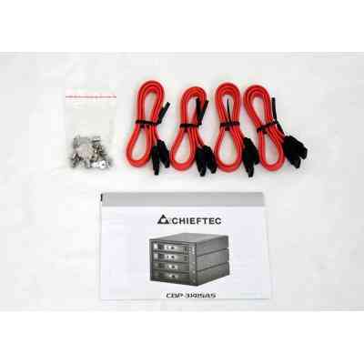 Бэкплейн Chieftec 3x5.25"/4x3.5" Hot-Swap Aluminium (CBP-3141SAS) Винница