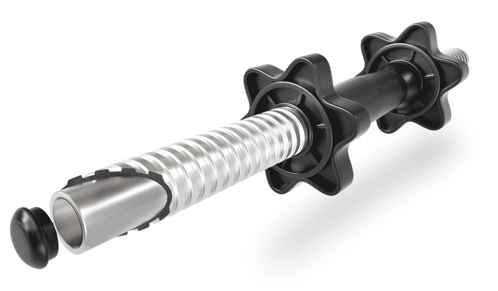 Elitum Titan набор 68 кг гантели и штанга универсальный спортивный комплект для занятий силовыми Киев - изображение 4