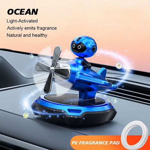 Синій ароматизатор Robot Pilot на сонячній батареї Харків - фото 6