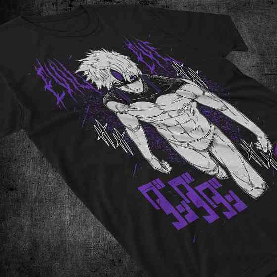 Футболка аниме Евил Ейе Аниме Хоррор оверсайз (S/M/L) Черний AnimeJ1011 Днепр