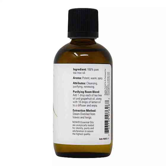 Масло чайного дерева Now Foods Tea Tree Essential Oils 118 мл Київ