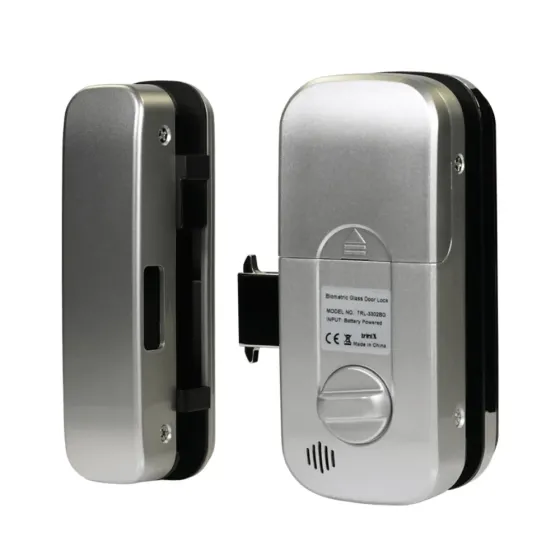Замок біометричний автономний на скляні двері Trinix TRL-3302BG зі зчитувачем відбитків пальців і карт EM-Marine (65-00003) Киев