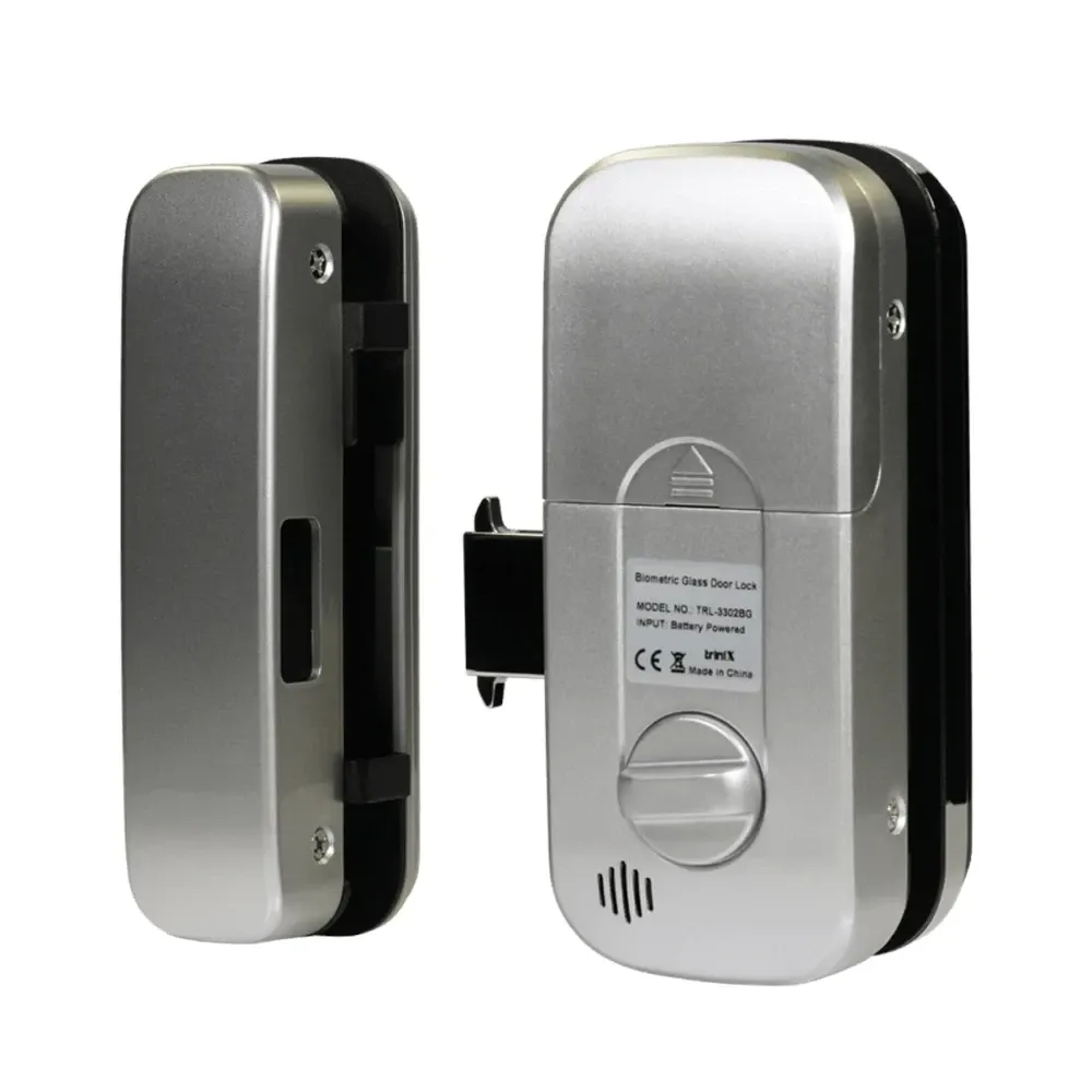 Замок біометричний автономний на скляні двері Trinix TRL-3302BG зі зчитувачем відбитків пальців і карт EM-Marine (65-00003) Киев - изображение 6