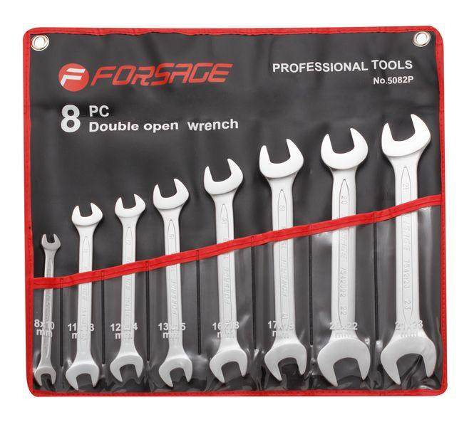 Набір ключів ріжкових 8пр. (8х10-22х24мм), на полотні Одеса - фото 1