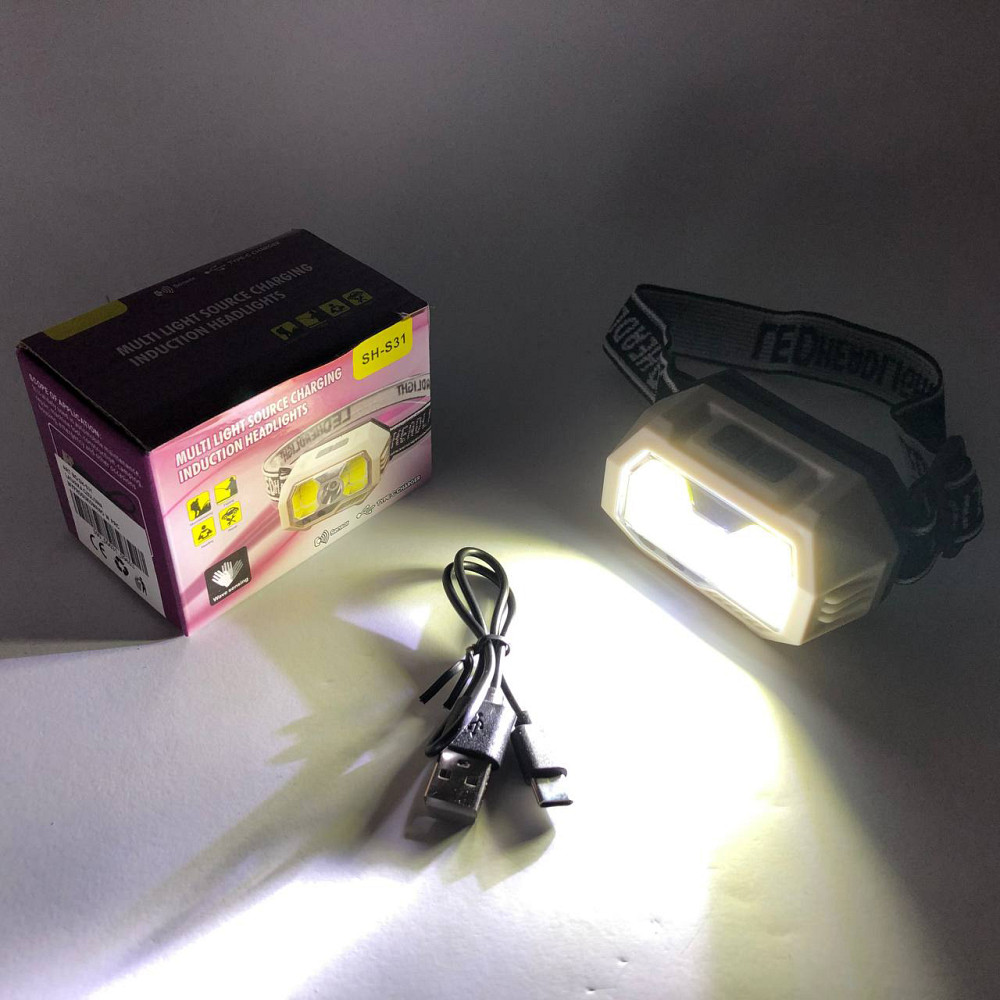 Налобный фонарь для электрика, Фонарь налобный для строителя Мощный LED VW-34 Львов - изображение 7