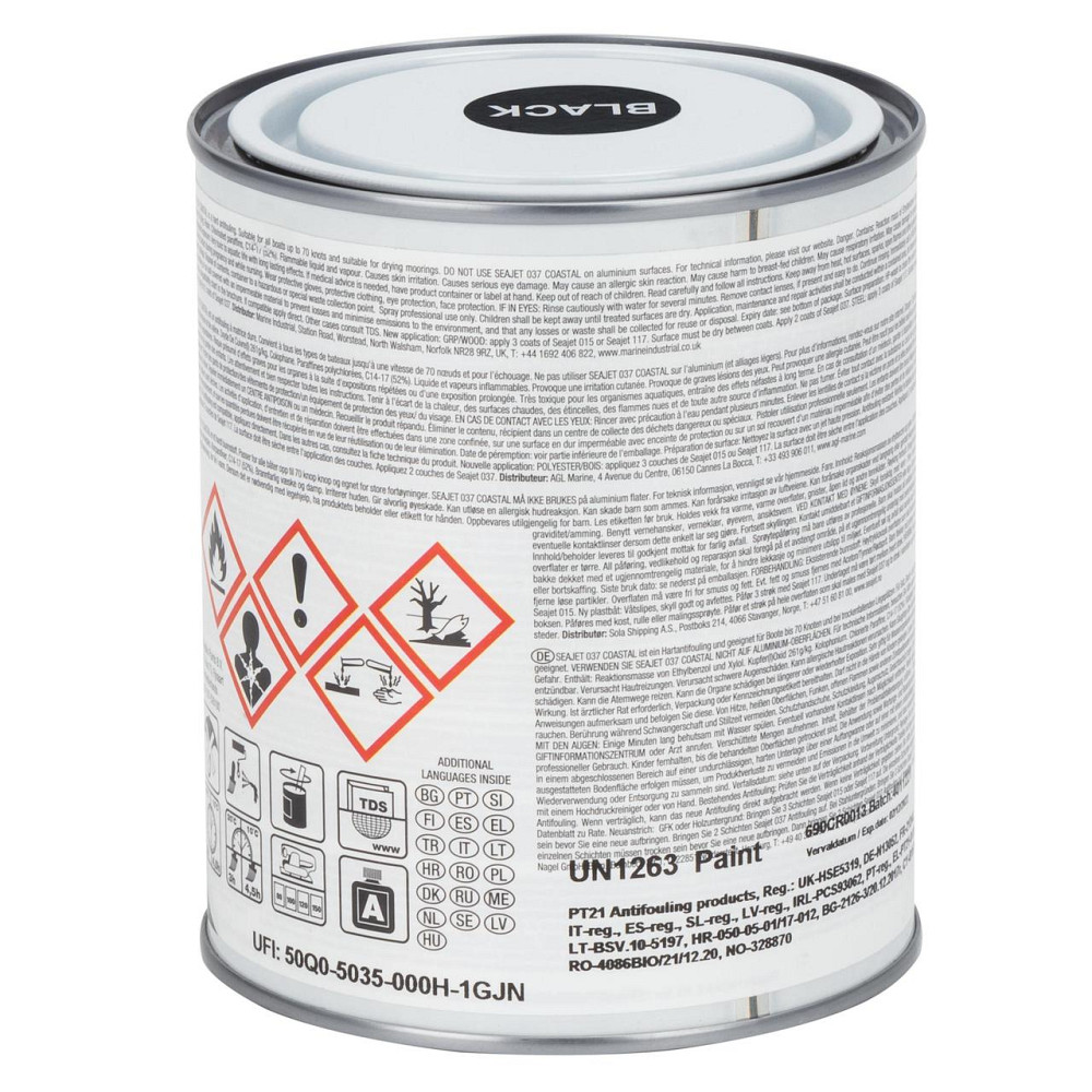 SEAJET 037 COASTAL неображення чорна 0,75 л Черкаси - фото 3