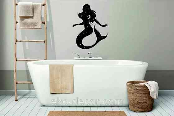 Декоративное настенное 3D Панно «Русалочка» Декор на стену с объемом Киев