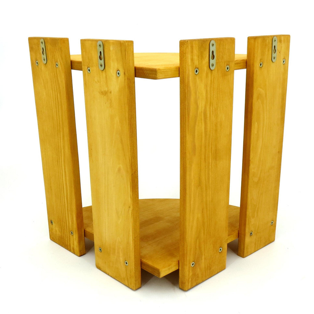 Угловая настенная полка 