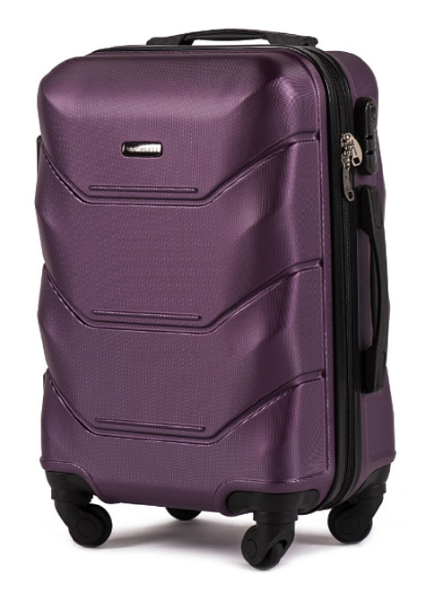 Чемодан пластиковый WINGS 147 малый 55 см фиолетовый Киев - изображение 1