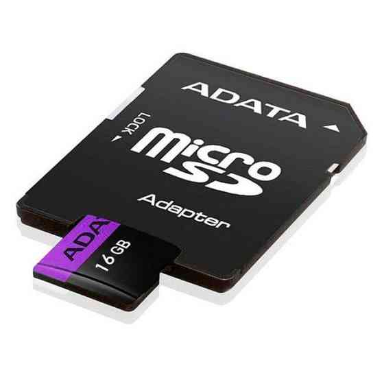 Карта памяти A-DATA Premier microSDHC (UHS-1) 16Gb Class 10 (R-80Mb/s) (adapter SD) Николаев