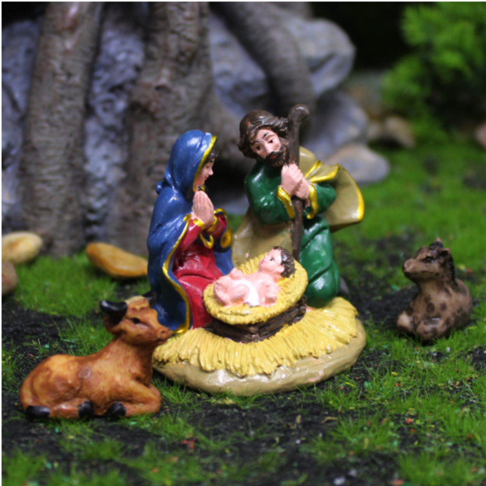 Рождественская инсталляция из полистоуна декора интерьера, миниатюры. Набор рождественских фигурок 3 шт. Одесса - изображение 2