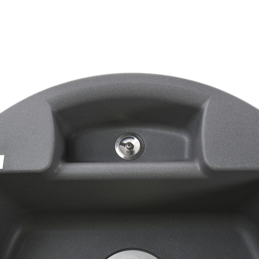 Гранітна мийка Globus Lux GURON сірий металік 480 мм-А0003 Київ - фото 5