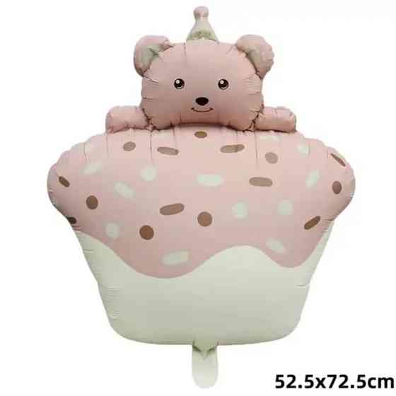 Фольгированный шар пироженое пастель 52*72см Киев