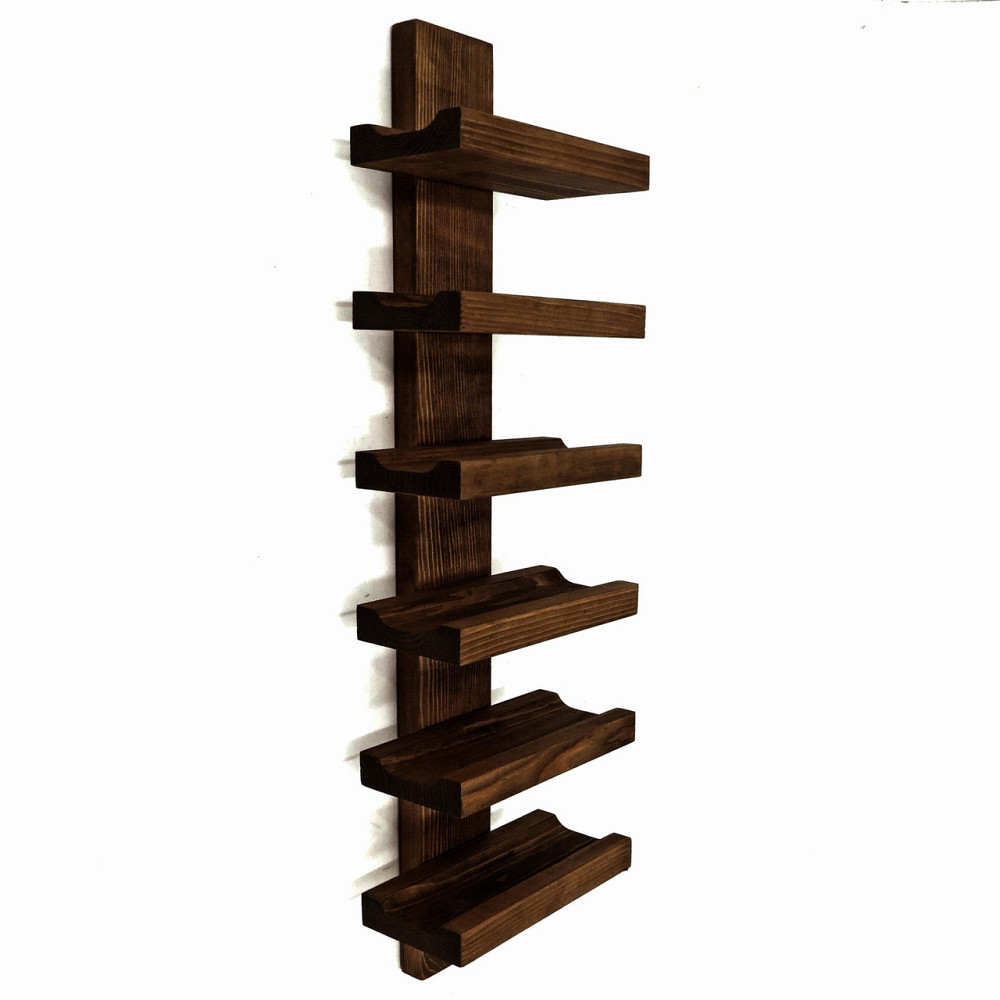 Настенная винная полка 